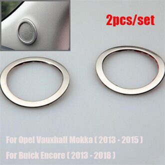 Auto Accessoires Speaker Audio Ring Zijden Decoratie Trim Cover Voor Opel Vauxhall Mokka /Buick Encore