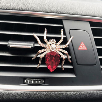 Auto Accessoires Voor Meisjes Auto luchtverfrisser In Auto Ornamenten Spider Air Vent Clip Geur Auto Geur Diffuser Rood