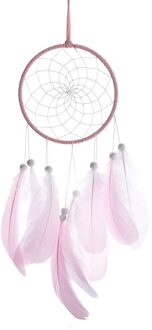 Auto Accessoires Voor Vrouwen Achteruitkijkspiegel Hanger Turquoise Hanger Dream Catcher Hanger Veer Auto Interieur Hanger roze