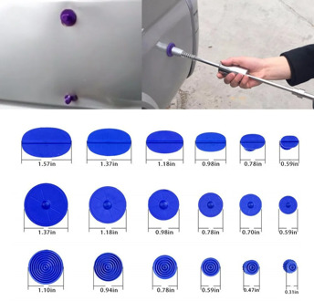 Auto Accessorie ABS Glue Tabs Car Body Pulling Paintless Dent Repair Tools Glue Tabs Fungus Suction Cup Suckers Dent Removal