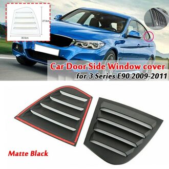 Auto Achter Deur Window Driehoekige Versieringen Matte Black Voor-Bmw 3 Serie E90 51347060212 51347060211