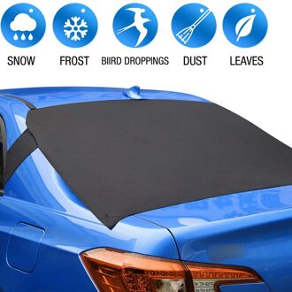 Auto Achter Voorruit Sneeuw Voorruit Protector Shield Guard Met 4 Magneten Sub