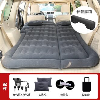 Auto Achterbank Auto Luchtbed Matras Universele Suv Auto Reizen Slapen Pad Outdoor Camping Mat Kind Achter Uitlaat pad zwart