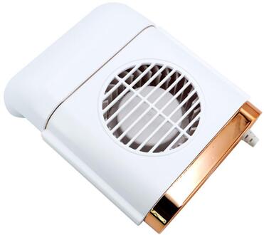 Auto Achterbank Fan Mini Usb Opvouwbare Silent Fan Cooler Portable Air Cooling Fan Gebruik Desktop Kantoor Fan Drie Grade wind Snelheid wit