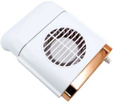 Auto Achterbank Mini Usb Fan Opvouwbare Stille Ventilator Drie Grade Wind Speed Verstelbare Auto Koelere Lucht Ventilator D7YA wit
