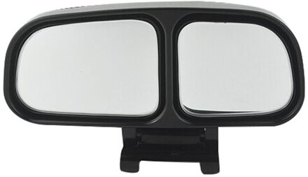 Auto Achteruitkijkspiegel Blind Spot Zone Spiegel Groothoek Dual Glas Omkeren Side Wing Spiegel Auto Accessoires nee.1 links zwart
