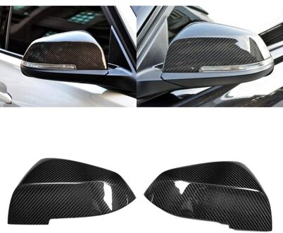 Auto Achteruitkijkspiegel Cover Trim Achteruitkijkspiegel Vleugel Spiegel Case Cover Voor BM-W 1/2/3/4 Serie F30/f35/F31/F32 Carbon Fiber