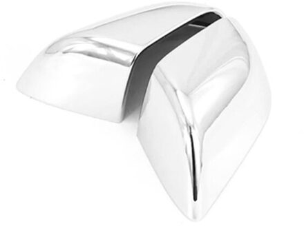 Auto Achteruitkijkspiegel Cover Voor Tesla Model 3 -2021Accessories Spiegel Deksel Abs Carbon Fibre Voor Tesla Model Drie 1 Paar 1 paar- zilver