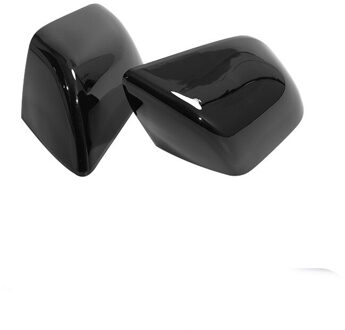 Auto Achteruitkijkspiegel Cover Voor Tesla Model 3 -2021Accessories Spiegel Deksel Abs Carbon Fibre Voor Tesla Model Drie 1 Paar 1 paar- zwart