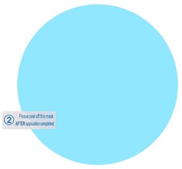 Auto Achteruitkijkspiegel Regenbestendig Film Anti-Fog Clear Beschermende Venster Sticker 100MM