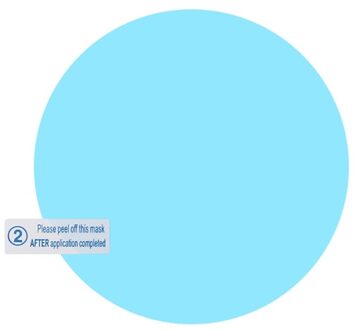 Auto Achteruitkijkspiegel Regenbestendig Film Anti-Fog Clear Beschermende Venster Sticker 95MM