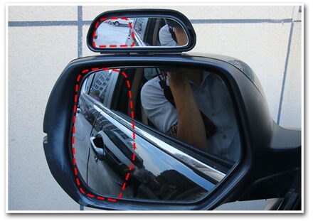 Auto Achteruitkijkspiegel Universele Geen Demontage Verstelbare Hoek Omkeren Extra Groothoek Lens Auto Modificatie Accessoires