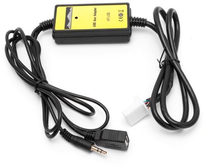 Auto Adapter Wisselaar MP3 Interface Aux Sd Usb Data Kabel 2x6Pin Voor Toyota Camry Corolla Matrix