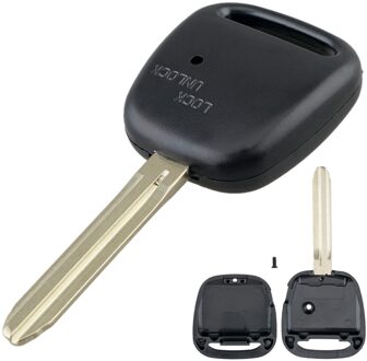 Auto Afstandsbediening Sleutel Shell Case Vervanging Met TOY43 Blade 1 Side Knop Fit Voor Toyota Carina Estima Harrier Previa corolla