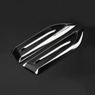 Auto Air Flow Sticker Side Decal Decor Accessoires 1 Paar Universele Shark Simulatie