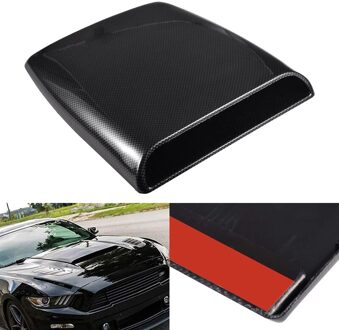 Auto Air Flow Vent Cover Universele Auto Decoratieve Air Flow Intake Hood Scoop Bonnet Vent Sticker Cover Hood Koolstofvezel