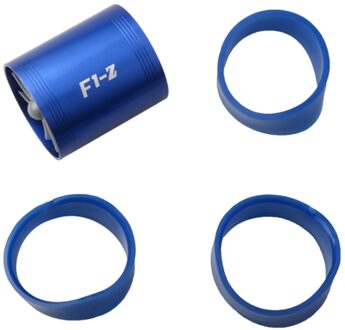 Auto Air Intake Dubbele Turbine Refit Turbo Gas Stookolie Saver Fan Turbo Supercharger Kit Gas Fuel Saver Fan Turbo supercharger donker blauw