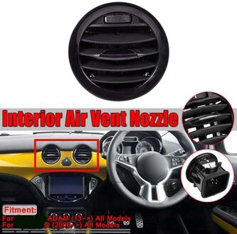 Auto Air Vent Panel Grille Cover Ventilatie Grille Air Vent Nozzle Grille Piano Zwart Voor Opel Corsa D Adam 2201099