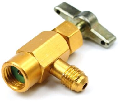 Auto Airconditioning Koelmiddel Flesopener 1/4 Sae Sae Draad Adapter R-134a Valve Flesopener Auto Accessoires A1