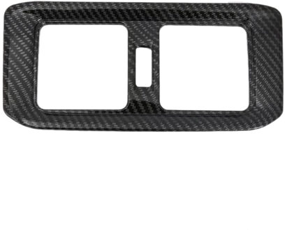 Auto Airconditioning Vent Outlet Cover Trim Armsteun Doos Half Pak Achter voor Toyota Rav4 Rav 4 Carbon fiber Stijl Auto St