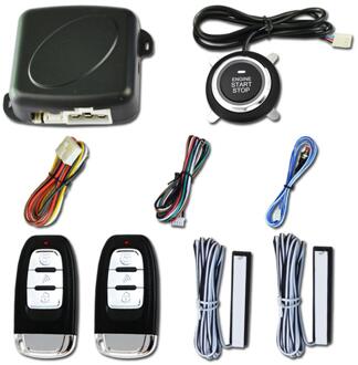 Auto Alarm Afstandsbediening Auto Keyless Entry Motor Start Alarmsysteem Drukknop Remote Starter Stop Auto
