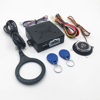 Auto Alarm Auto Motor Push Start Button RFID Lock Ontsteking Starter Keyless Entry Start Stop Anti-diefstal Systeem NQ-ST9002