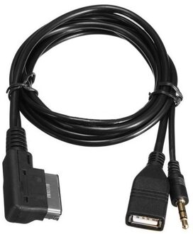 Auto Ami Aux Usb-kabel Voor Iphne 6S 5 Fit Voor Benz