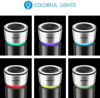 Auto Anion Luchtreiniger Cup Vorm Negatieve Ionen Air Cleaner Ionisator Luchtverfrisser met Autolader Verwijderen PM2.5 Formaldehyde