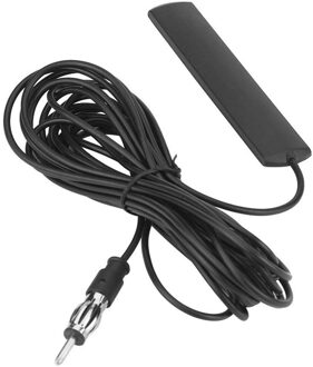 Auto-Ant-309 Auto Radio Antenne-Universele Auto Fm Radio Antenne Patch Zwart Radio Antenne Versterker Antenne voorruit Mount 8