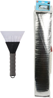 Auto anti bevriezing/vorst deken 70 x 150 cm met ijskrabber 26 cm