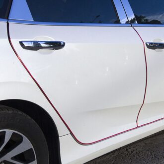 Auto Anti-Collision Strip Transparante Pvc Auto Deur Bumper Protector Cover Voor Vele Soorten Auto Auto Decoratie 10M-zwart
