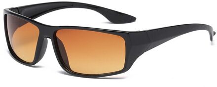 Auto Anti-Glare Night Bril Zonnebril Motorfiets Rijden Bril Nachtzicht Bril Beschermende UV400 Drivers Goggles koffie