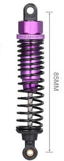 Auto Anti-shake Shockproof Verminderen Trillingen Zwart Aluminium Schokdemper 4 stuks Fit HSP 1/10 On-Road Auto RC 102004 (02002) 85mm