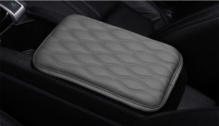 Auto Armsteun Box Pad Universele Armsteun Voor Auto Cover Verhoogd Pad Comfortabele Centrale Hand Pad Bescherming Kussen Auto producten Grijs