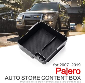 Auto Armsteun Center Console Handschoen Opbergdoos Lade Organizer Voor Mitsubishi Pajero V93 V97 V98 2007