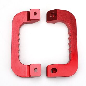 Auto Armsteun Leuning Cover Trim Voor Toyota Regiusace Hiace 2005 Refit Drive Kamer Aluminium Armsteun Grab Handvat rood