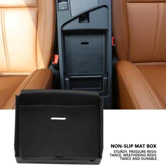 Auto Armsteun Opbergdoos Zwart Met antislip Mat Handschoen Telefoon Box Tray voor Alfa Romeo Giulia Auto Accessoires