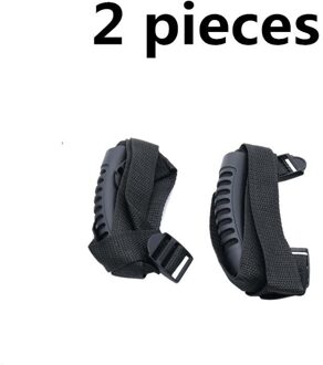Auto Armsteun Rood/Zwart Handgrepen Roll Bar Grip Sterke Duurzaam Voor Jeep Wrangler Yj Tj Jk Jl Jku sport 1987 Accessoires 2stk zwart