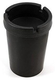Auto Asbak - zwart - voor bekerhouder - 11 cm