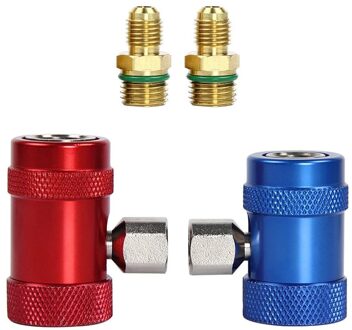 Auto Auto Ac Hoge/Lage Kant R1234yf Snelkoppelingen Adapters Conversie Kit Met Handmatige Koppelingen