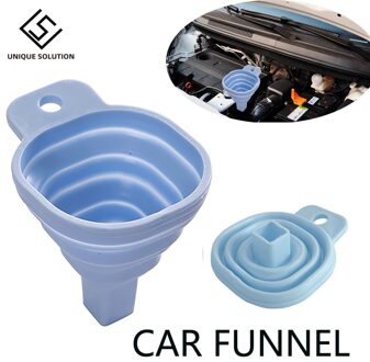 Auto Auto Motor Trechter Benzine Stookolie Benzine Diesel Vloeibare Wasmachine Vloeistof Veranderen Vullen Transfer Universele Opvouwbare Siliconen