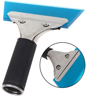 Auto Auto Sneeuwschuiver Glas Auto Cleaner Verven Hulpmiddel Auto Gereedschap Venster Zuigmond Water Ruitenwisser Steel Rubber Ijskrabber Blade Blauw