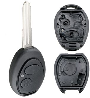 Auto Autosleutel Shell Case Vervanging 2 Knoppen Ongecensureerd Blade Auto Remote Key Shell Fit Voor Landrover Sport LR3 Discovery