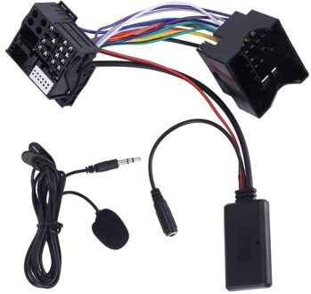 Auto Aux Audio Adapter Kabel Bluetooth + Microfoon Voor Peugeot 307 308 407 RD4 Radio Cd