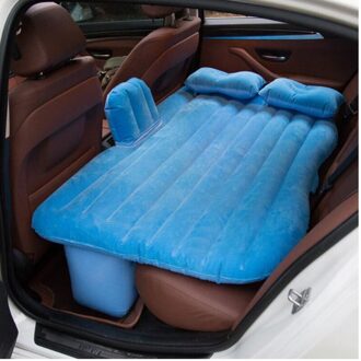 Auto Back Seat Cover Reizen Bed Opblaasbare Matras Luchtbed Goede Waterdichte Blauw