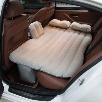 Auto Back Seat Cover Reizen Bed Opblaasbare Matras Luchtbed Goede Waterdichte grijs