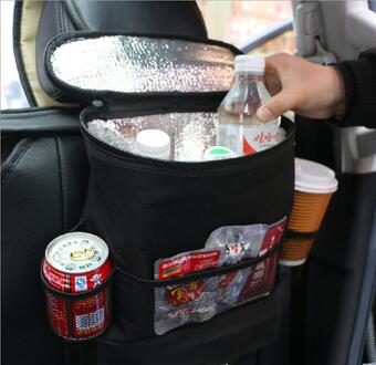 Auto Back Seat Organizer met Koeler, Kick Mat, Multi-pocket Reizen Opslag voor Paraplu, water Fles, Kaarten, Pennen, Kantoor