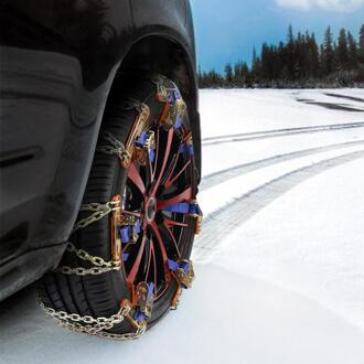 Auto Band Sneeuwkettingen Universele Emergency Ketting voor Auto Trucks SUV Auto Accessoires Staal Anti-slip Veiligheid Sneeuw keten