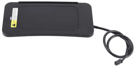 Auto Batterij Lade Verstelbare Hold Down Klem Beugel Auto Batterij Cover 15W Draadloze Oplader Snelle Inductie Opladen Stand Telefoon