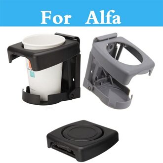 Auto Bekerhouder Bekerhouder Waterfles Houder Koffie Cup Mount Standhouder Voor Alfa Romeo 4c 8c Brera 147 156 159 166 zwart